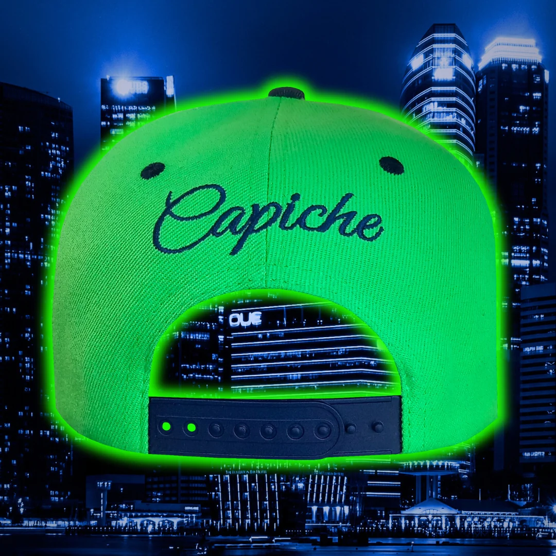 Alien Attack Snapback - Neon Green/Dark Blue - Image 6