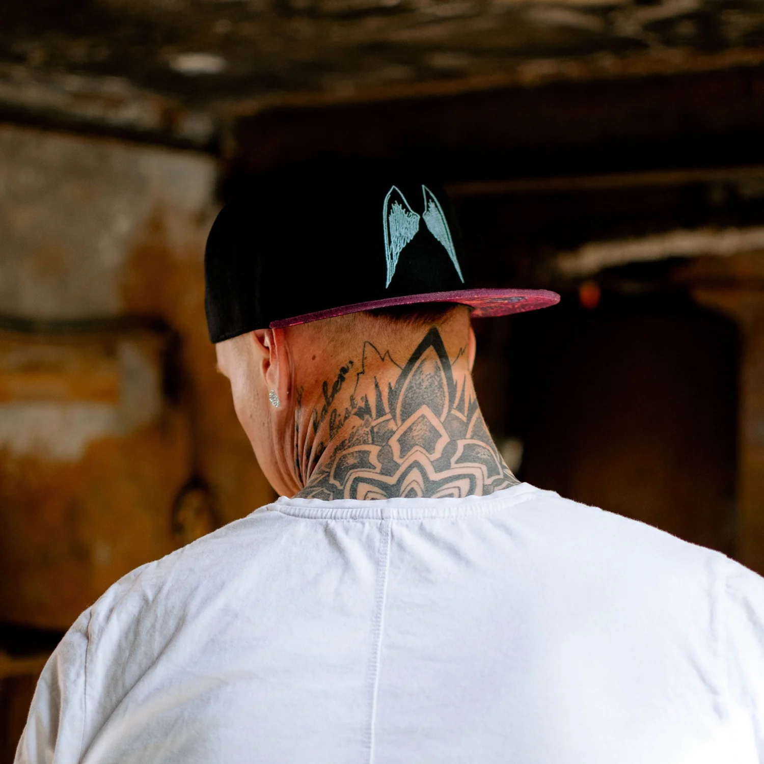 Angels of Death Snapback - Black/Purple Suede - Image 10