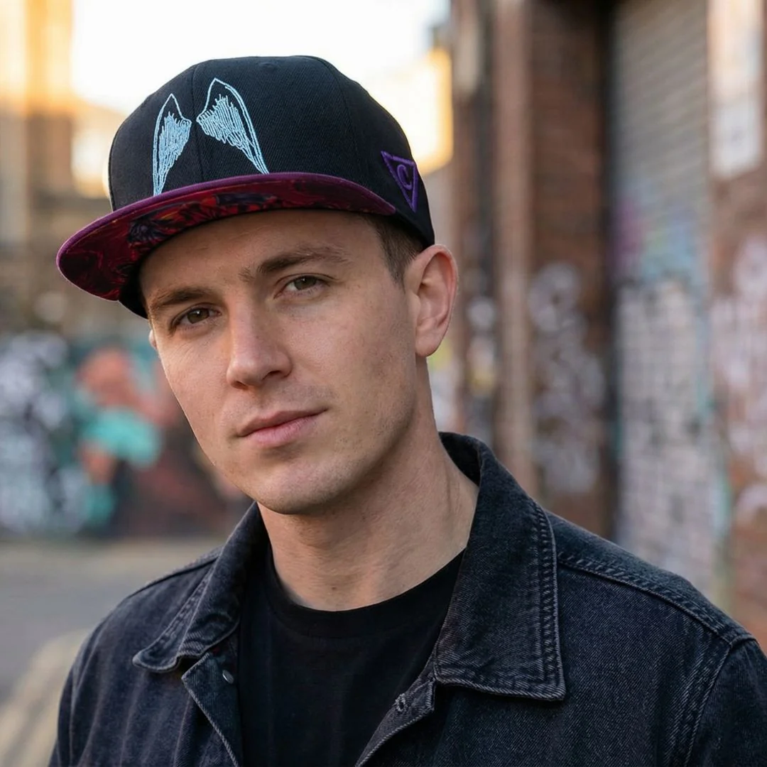 Angels of Death Snapback - Black/Purple Suede - Image 7