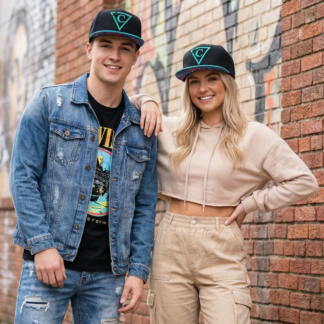 Animix Snapback - Black/Aqua - Image 11