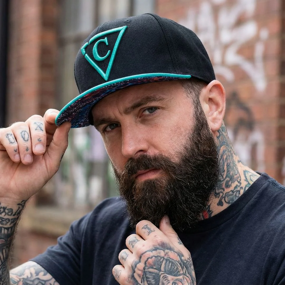 Animix Snapback - Black/Aqua - Image 7