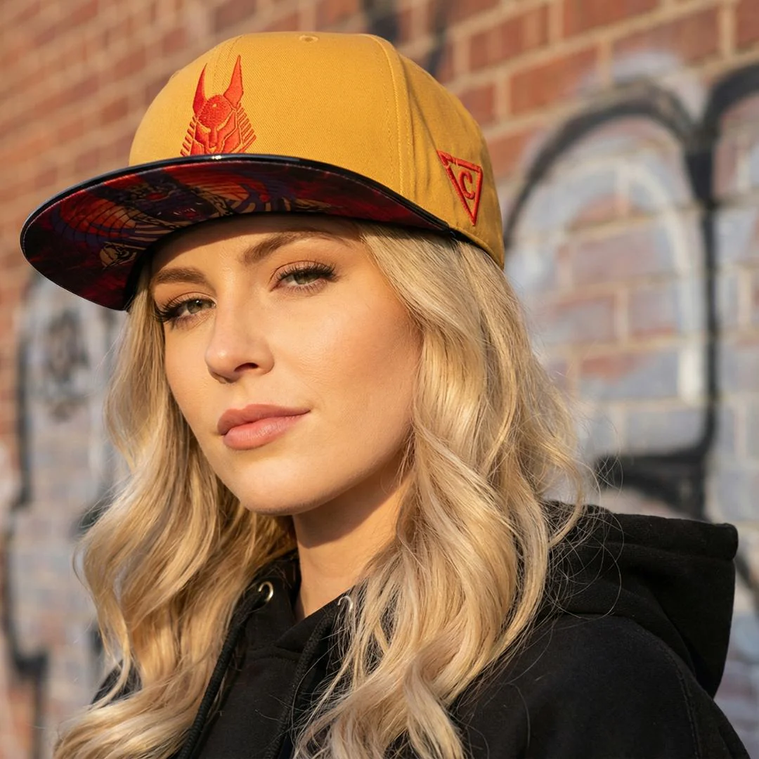 Anubis Snapback - Yellow/Metallic Black - Image 2