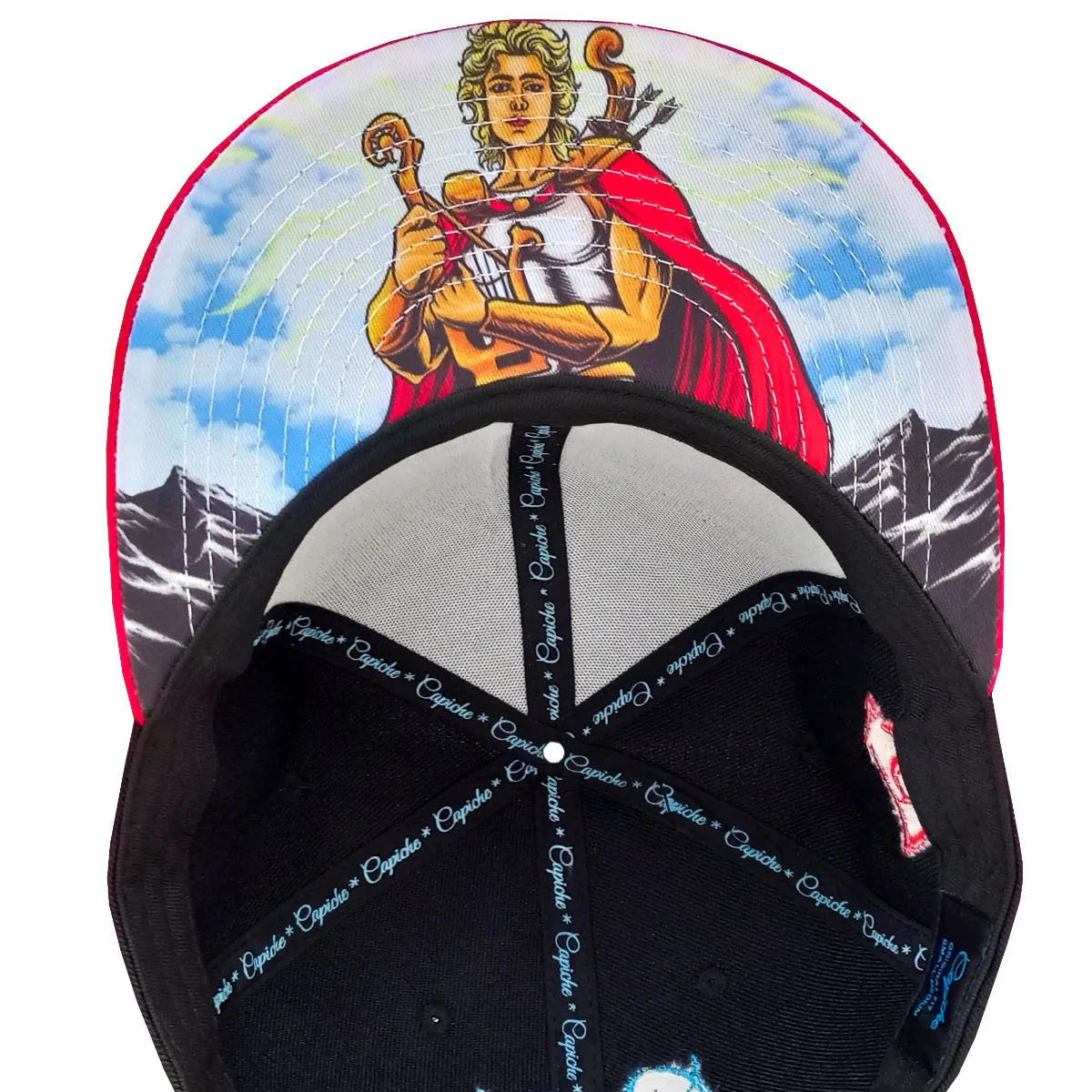 Apollo Snapback - Black/Red - Image 12
