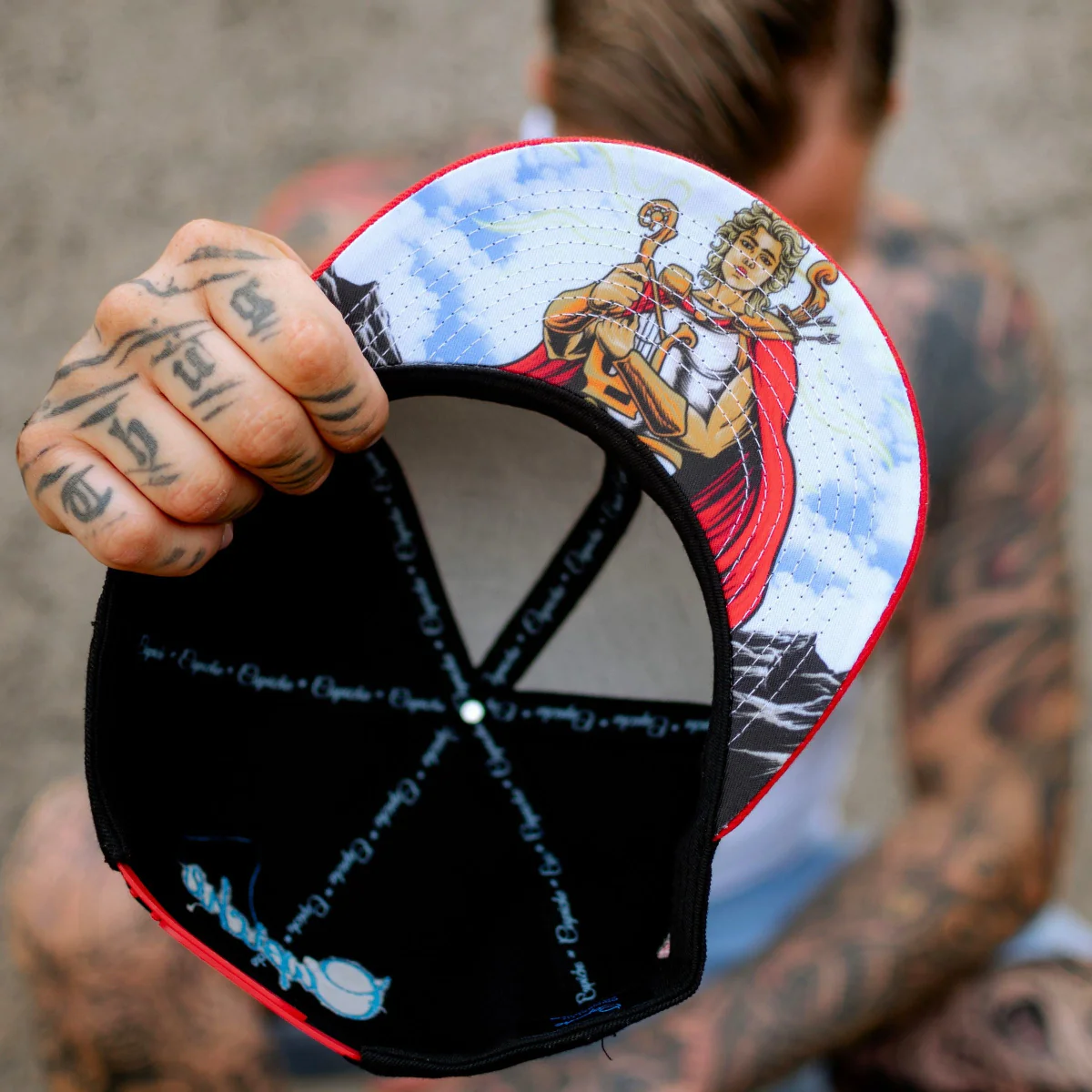 Apollo Snapback - Black/Red - Image 2