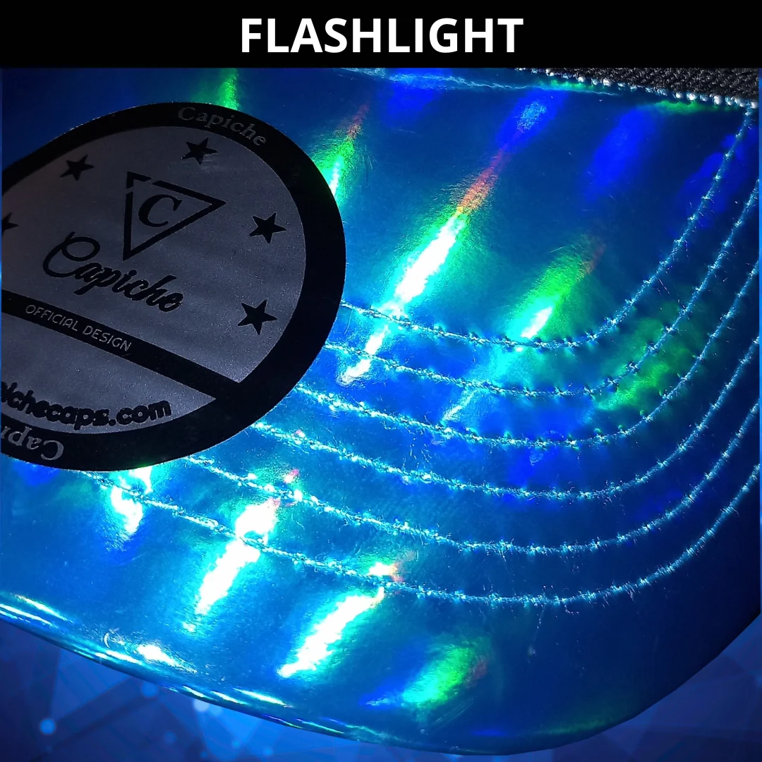 Aquarius Curved Cap - Black/Blue Metallic - Image 14