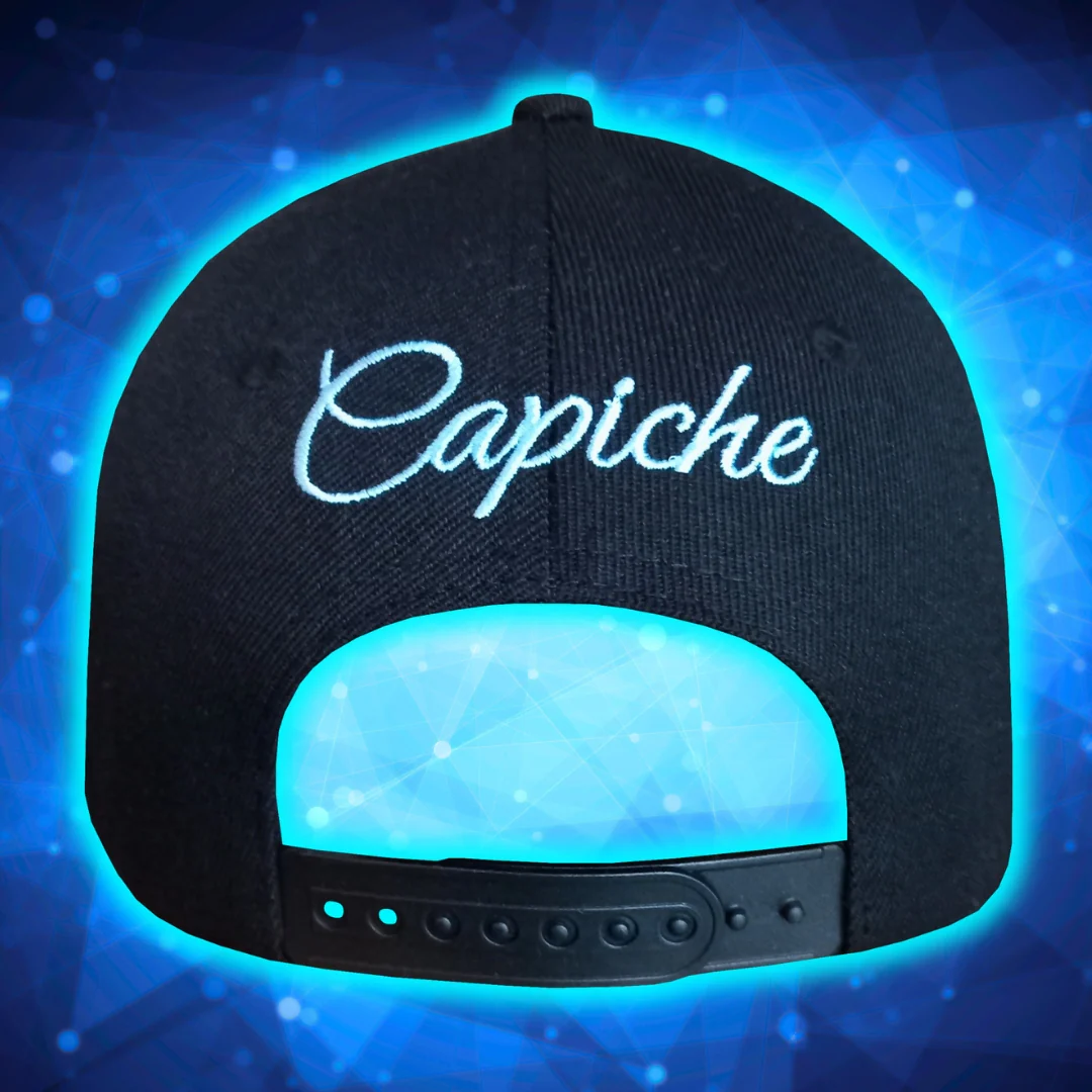 Aquarius Curved Cap - Black/Blue Metallic - Image 16