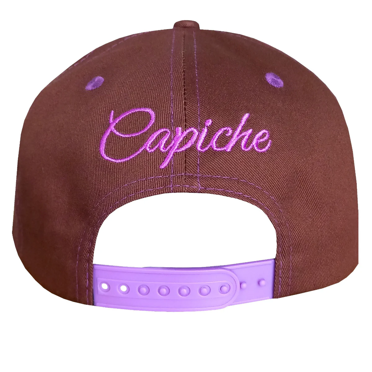 Argus Snapback - Brown/Purple Stitches - Image 14