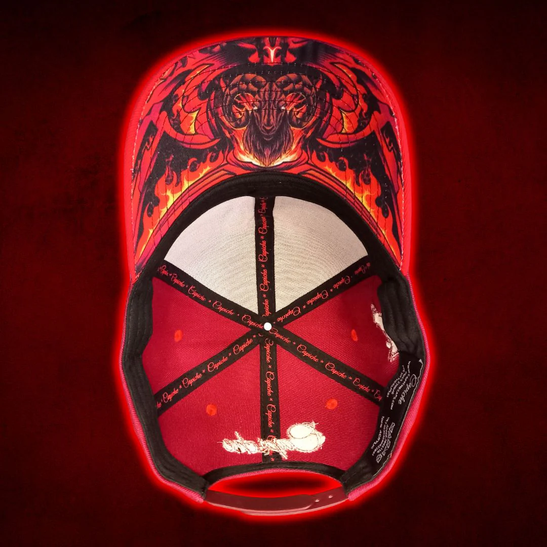 Aries Curved Cap - Red - Image 11