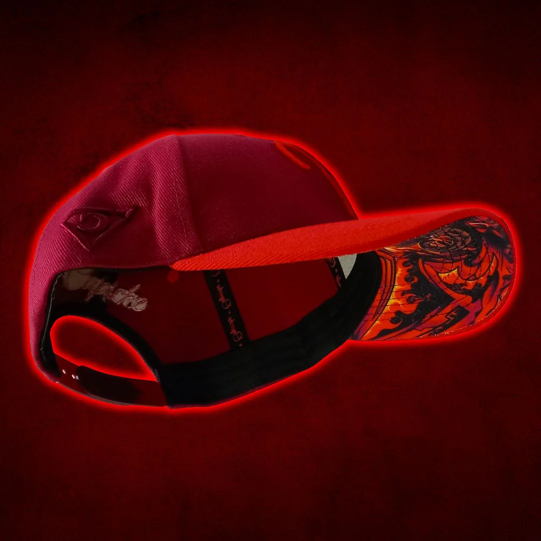 Aries Curved Cap - Red - Image 12