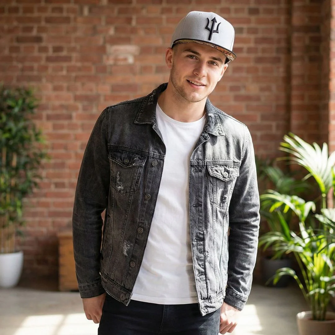 Athena Snapback - Grey/Black - Image 11