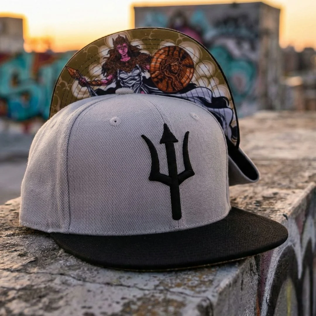Athena Snapback - Grey/Black - Image 4