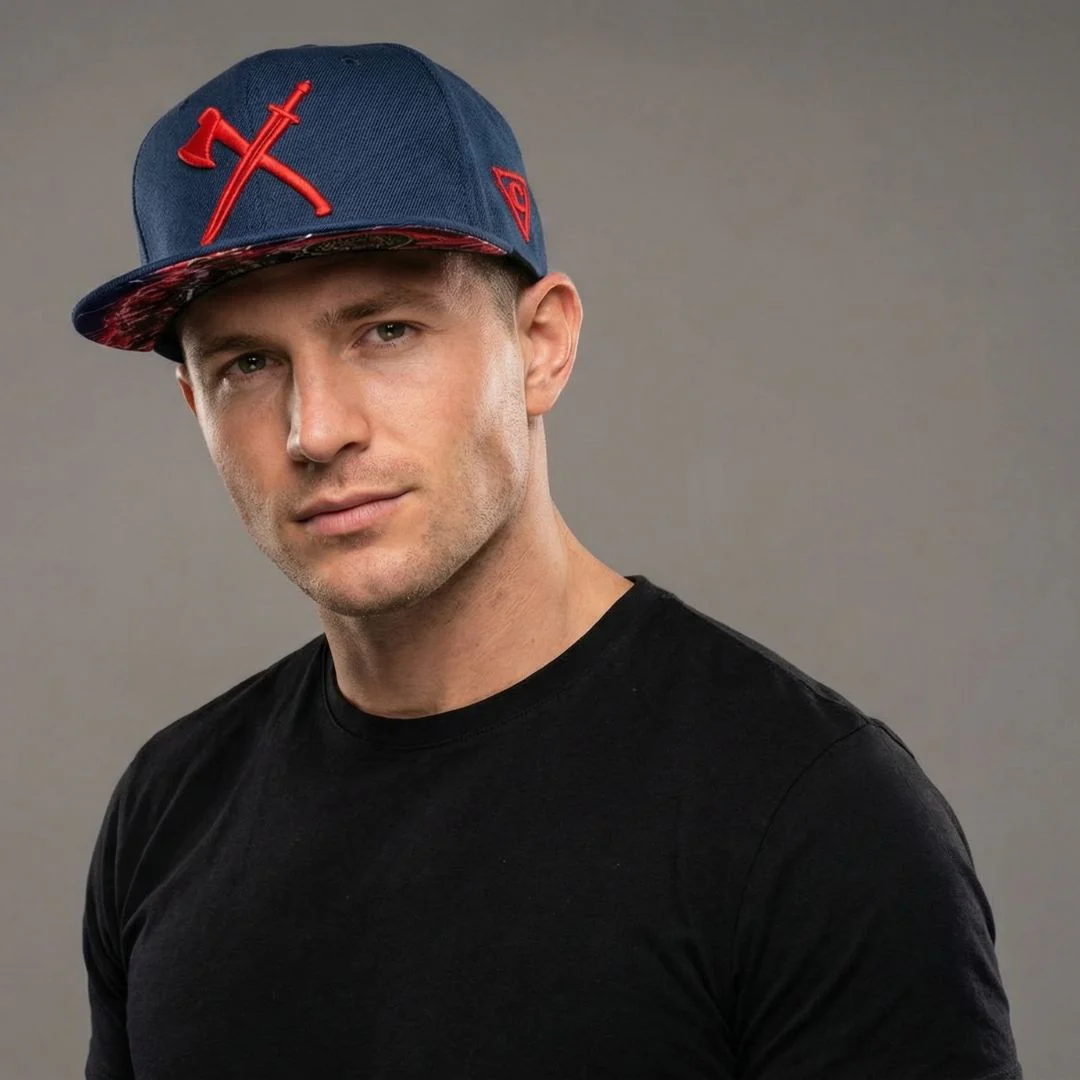 Athenian Hoplite Snapback - Dark Blue - Image 9