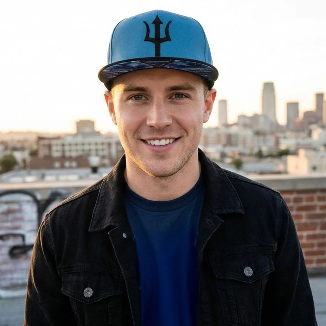Atlas Snapback - Blue/Black - Image 4