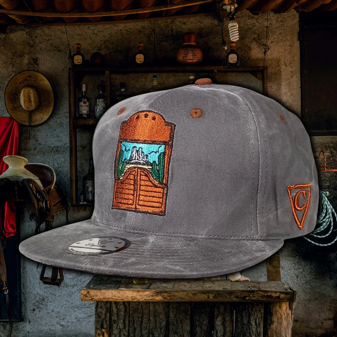 Bar Fight Snapback - Grey Washed Fabric - Image 8