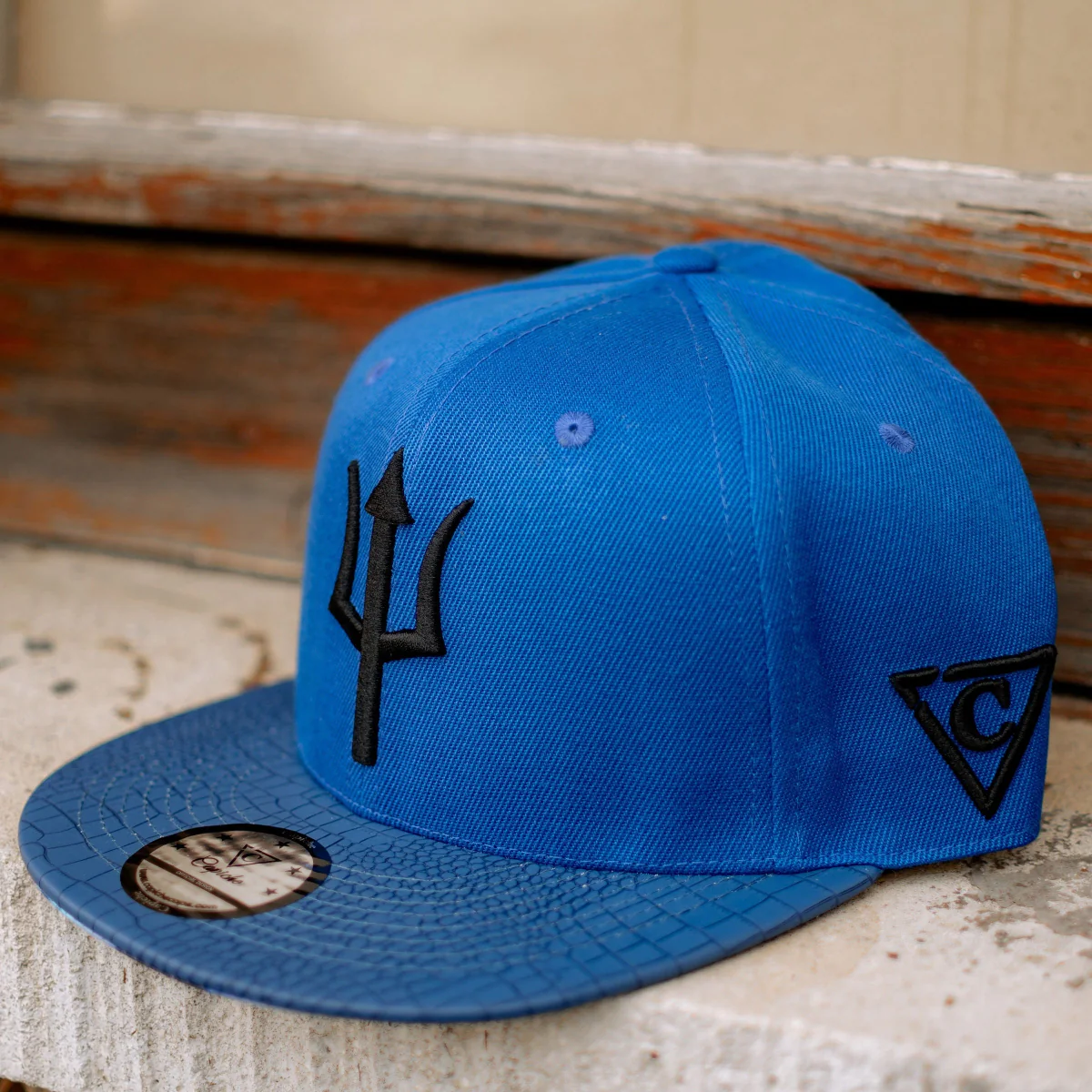 Basilisk Snapback - Blue & Artificial Leather - Image 11