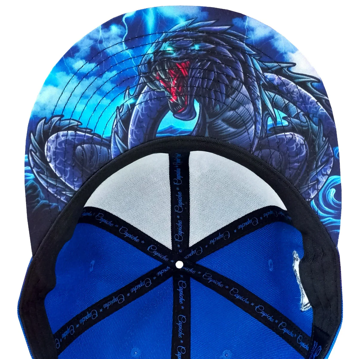 Basilisk Snapback - Blue & Artificial Leather - Image 16