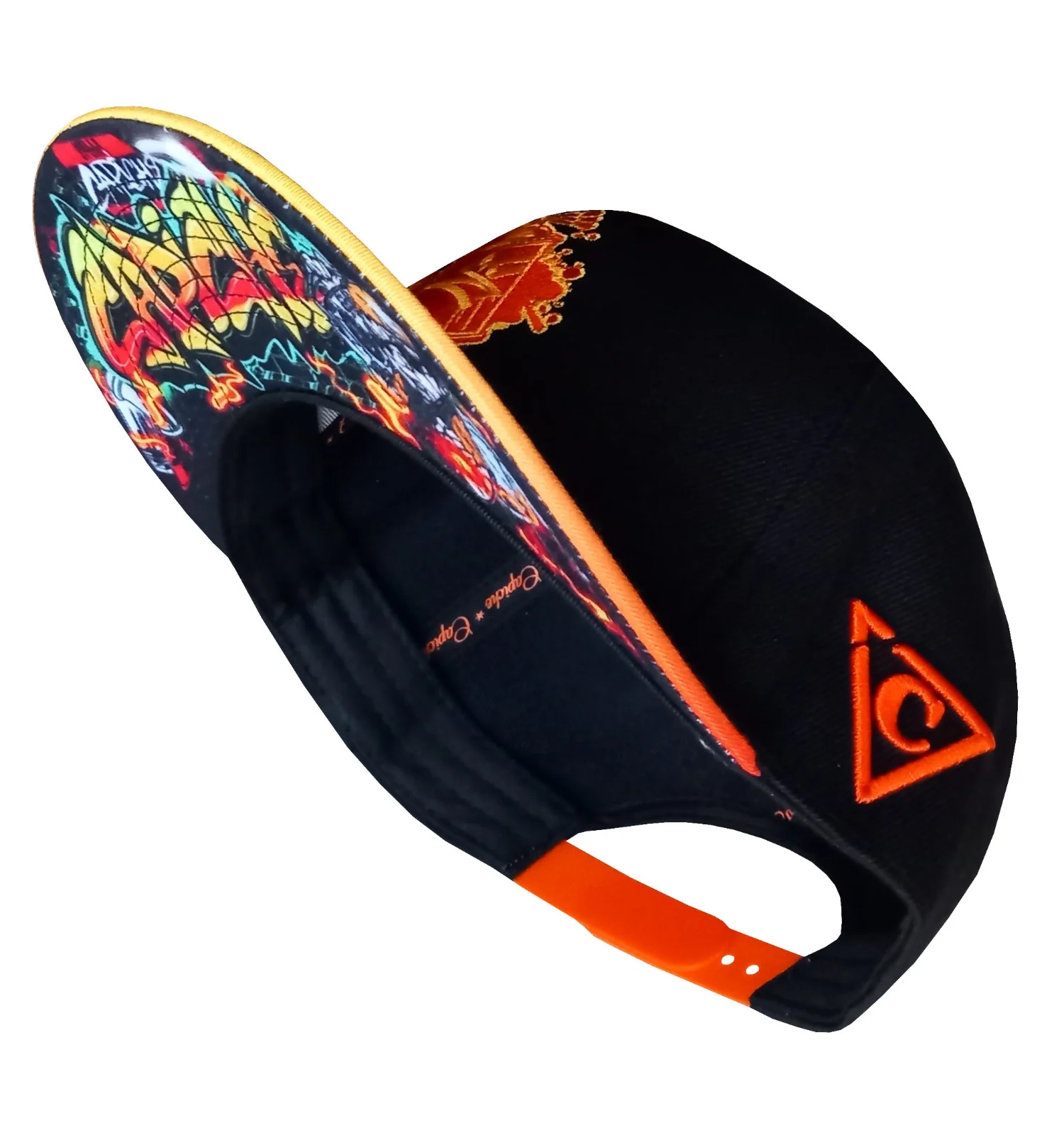 Beatboxer Snapback - Black/Orange Ombre - Image 18