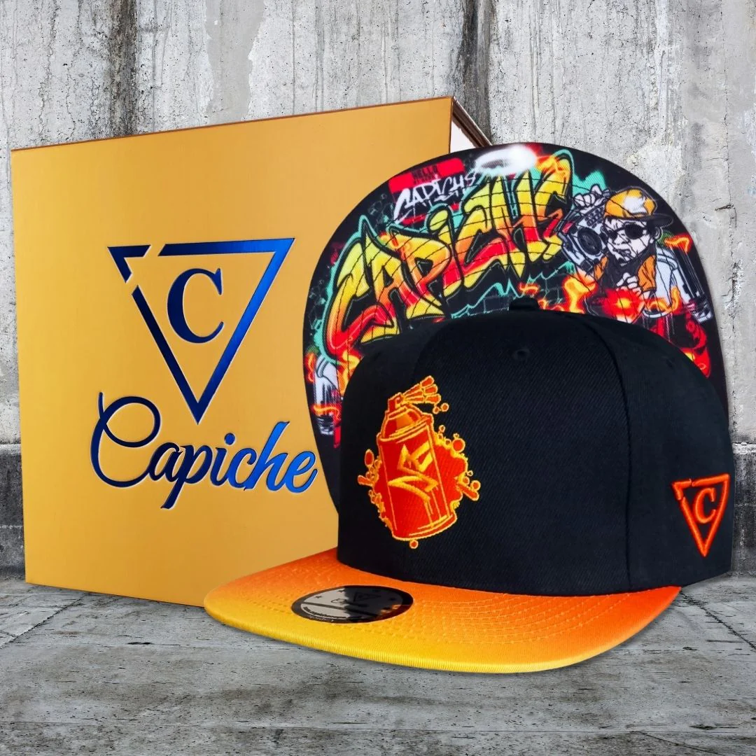 Beatboxer Snapback - Black/Orange Ombre - Image 3