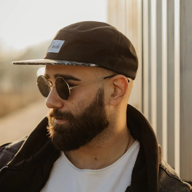 Black Bee 5-Panel Cap - Image 4