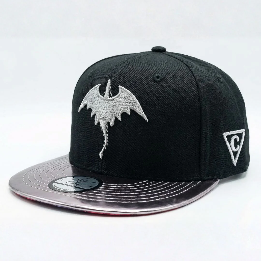Black Dragon Snapback - Black/Grey Metallic - Image 5