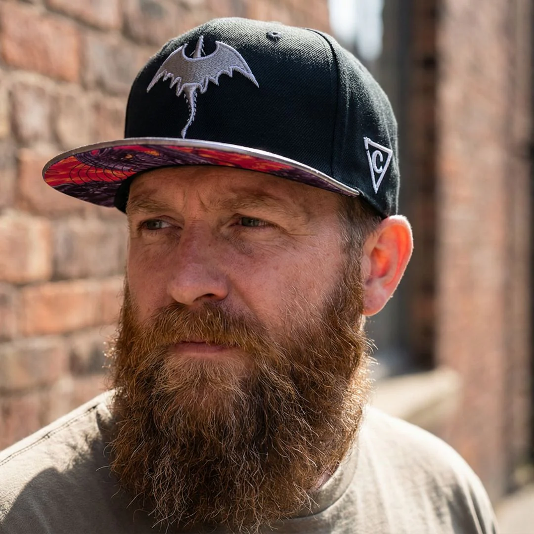 Black Dragon Snapback - Black/Grey Metallic - Image 6