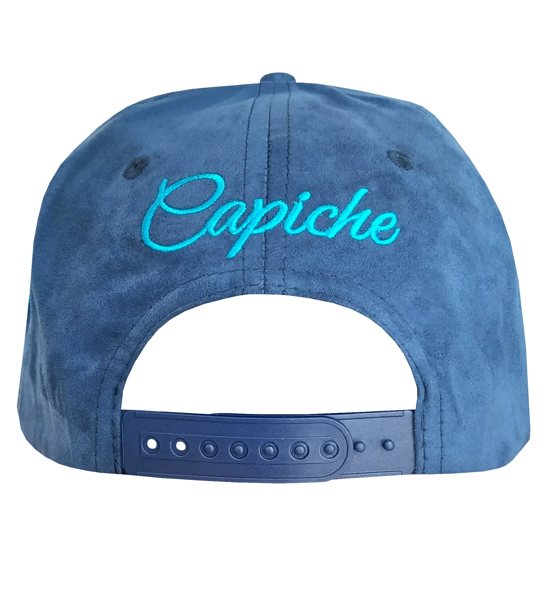 Blue Samurai Snapback - Suede/Golden Thread - Image 14