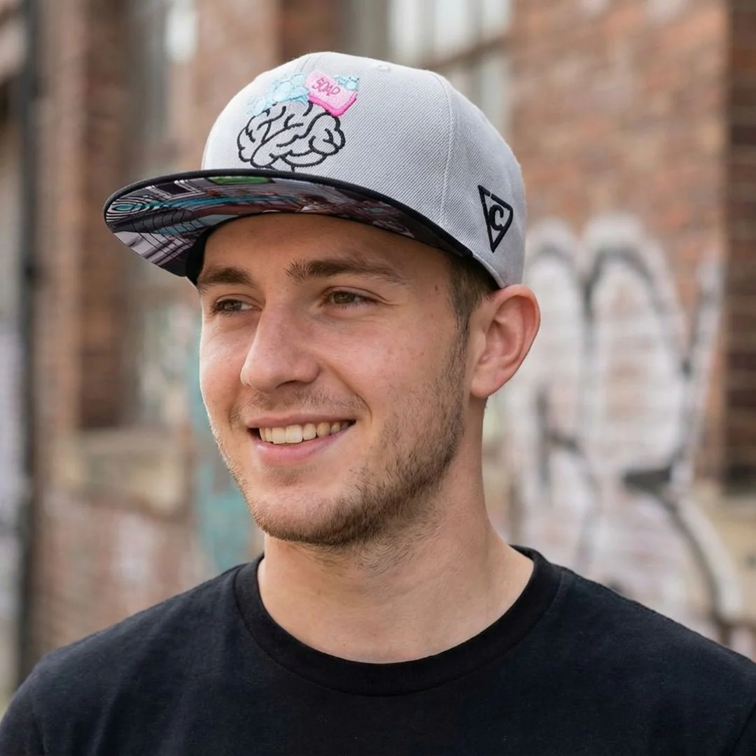 Brainwashed Snapback - Grey/Black - Image 12
