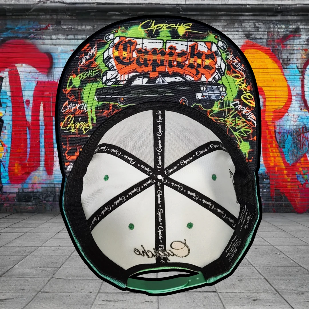 Capiche Drift Snapback - Green Ombre - Image 15