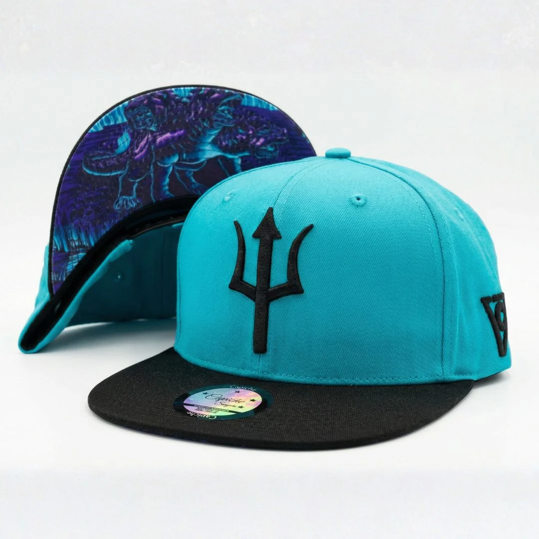 Cerberus Snapback - Blue/Black - Image 7