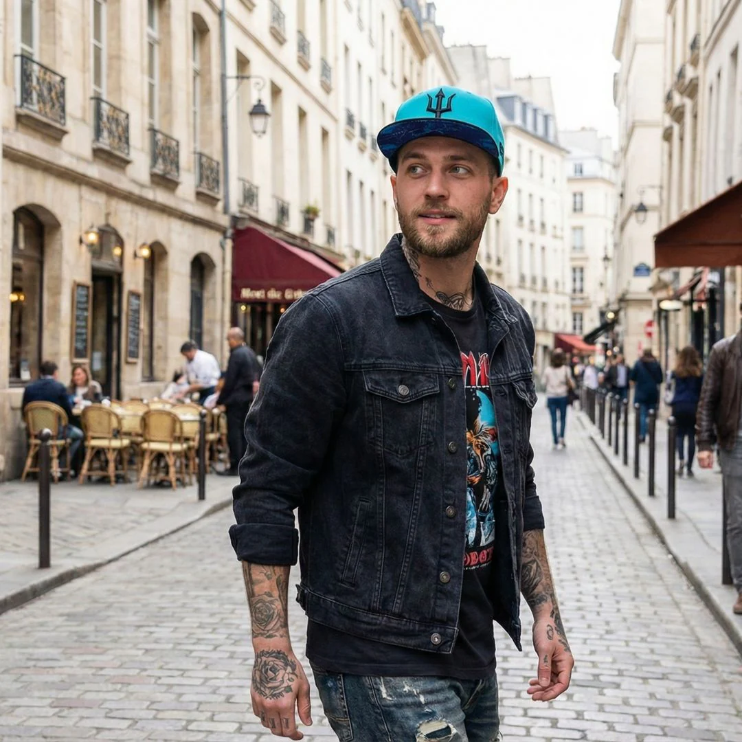 Cerberus Snapback - Blue/Black - Image 8