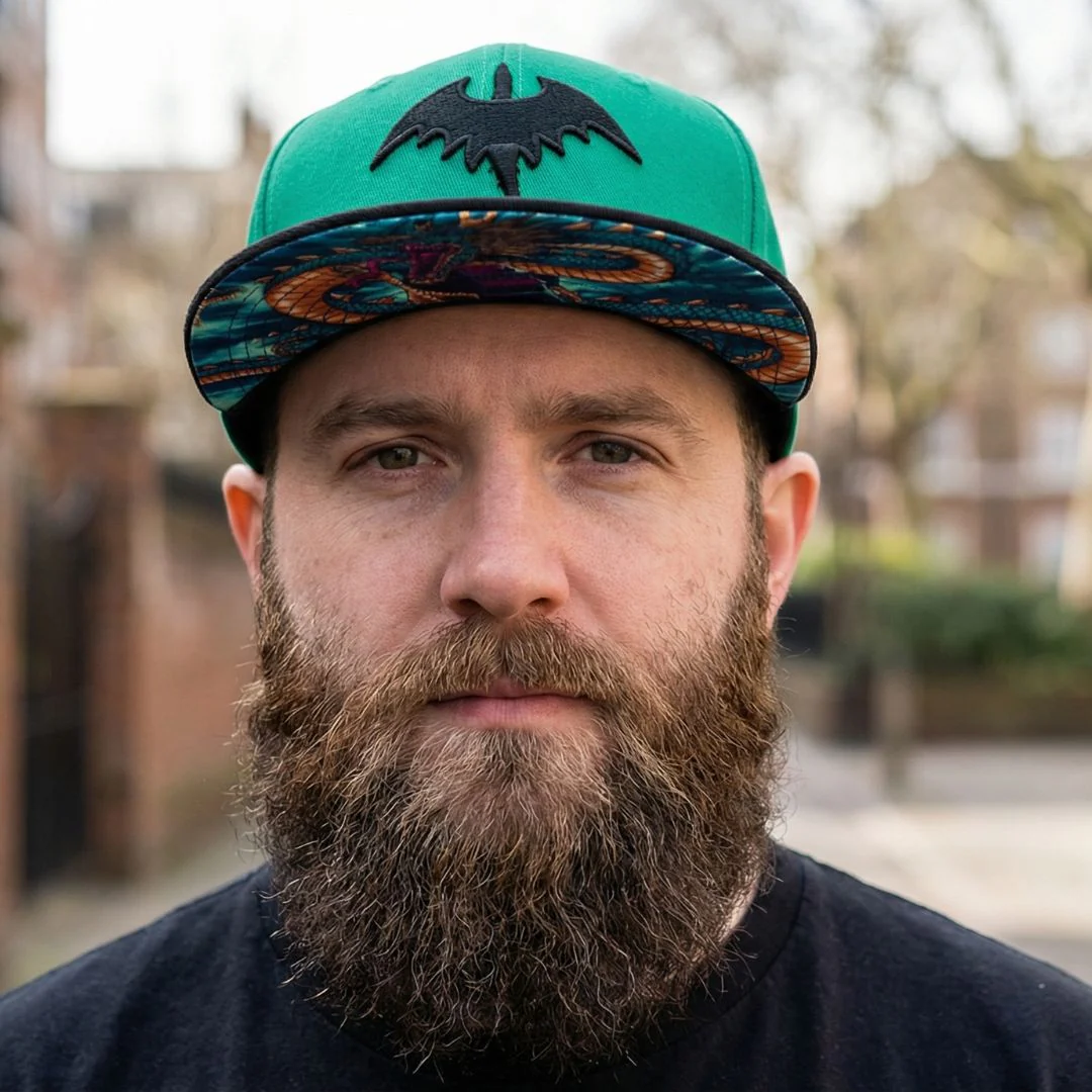 Chinese Dragon Snapback - Green/Black - Image 5