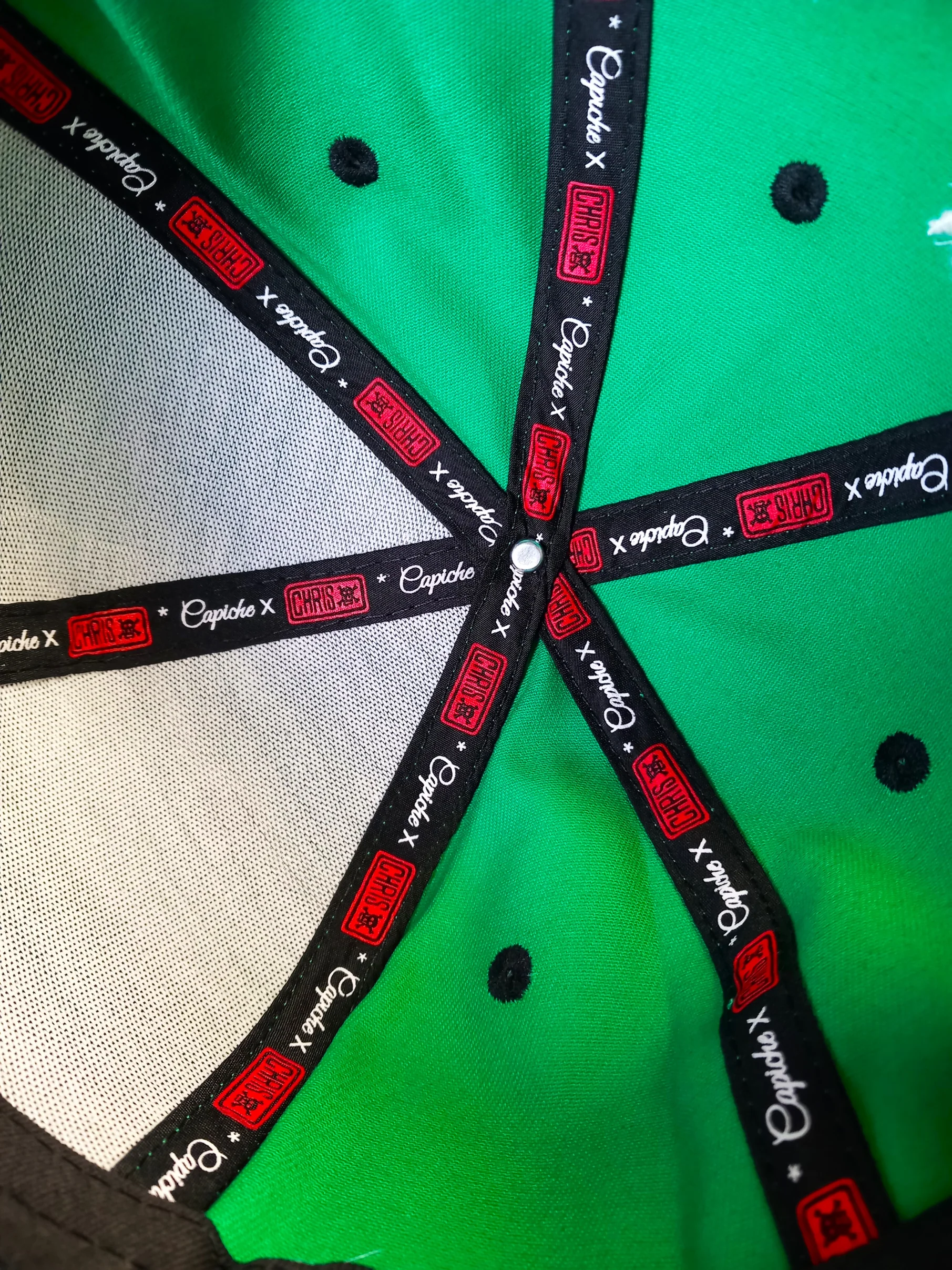 Chris Labonte x Capiche Collab Snapback - Green/Black - Image 12