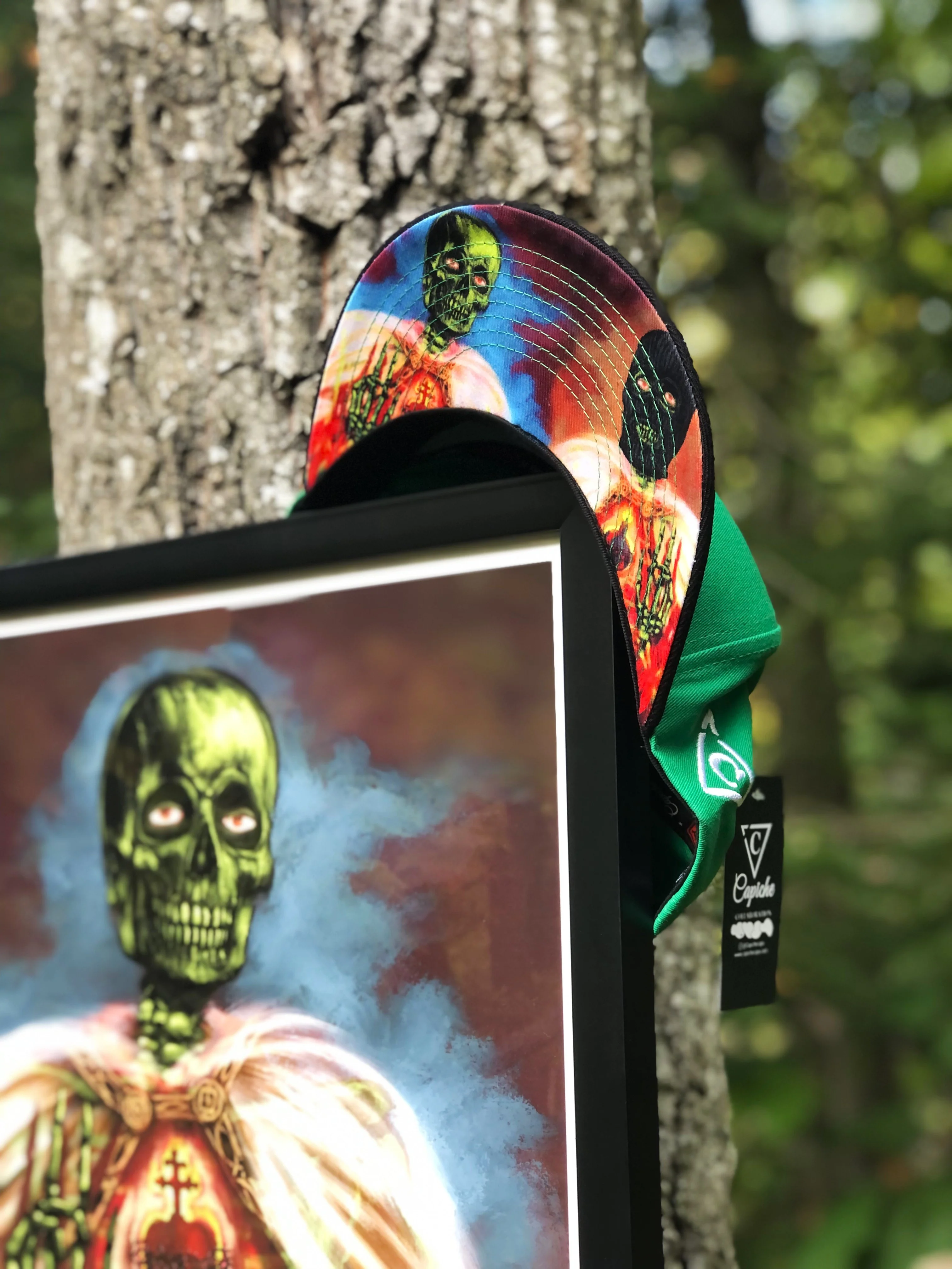 Chris Labonte x Capiche Collab Snapback - Green/Black - Image 8