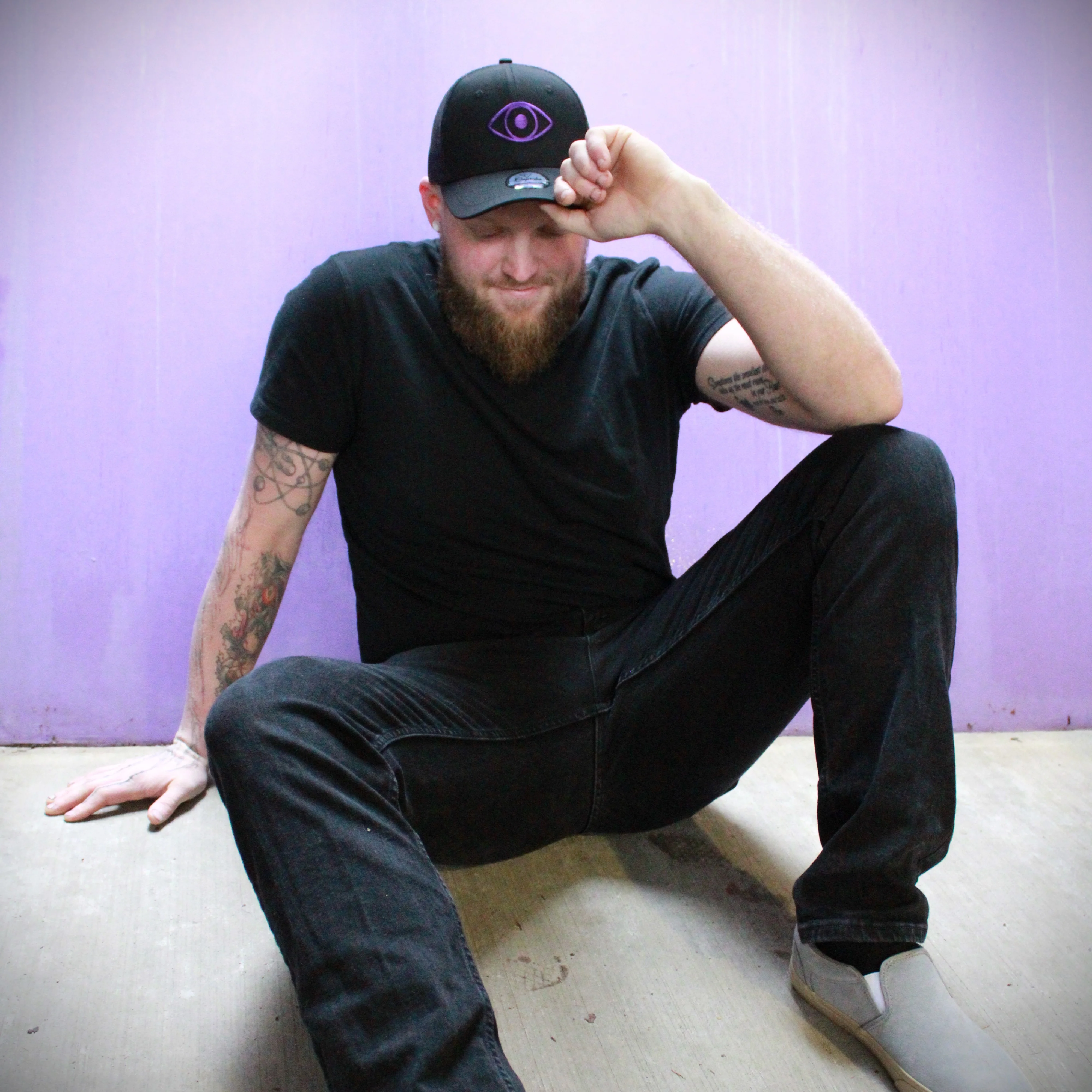 Clean Greek Argus Trucker Cap - Black - Image 11