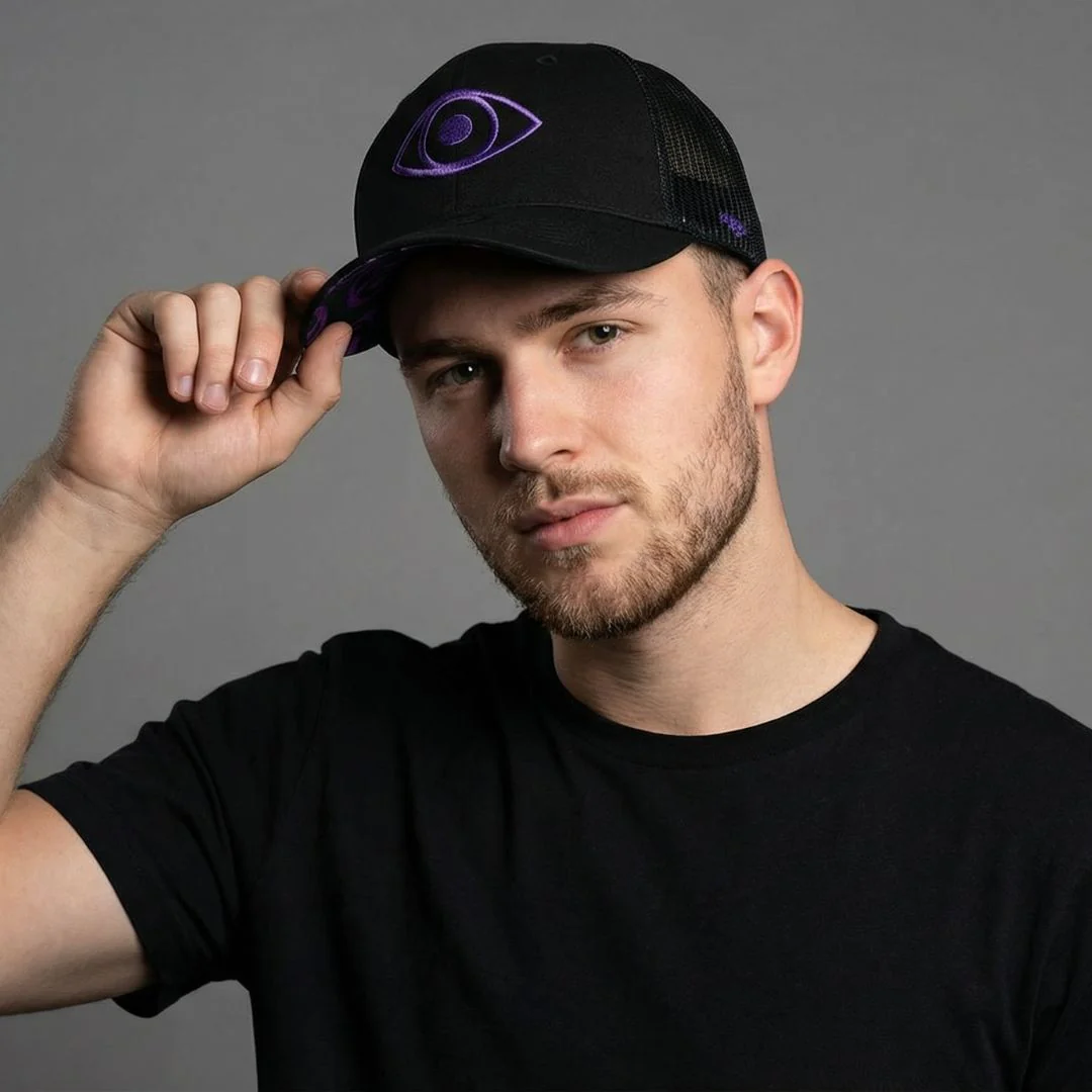Clean Greek Argus Trucker Cap - Black - Image 4