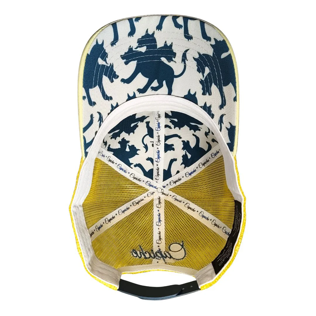 Clean Greek Cerberus Trucker Cap - Butter Yellow - Image 4
