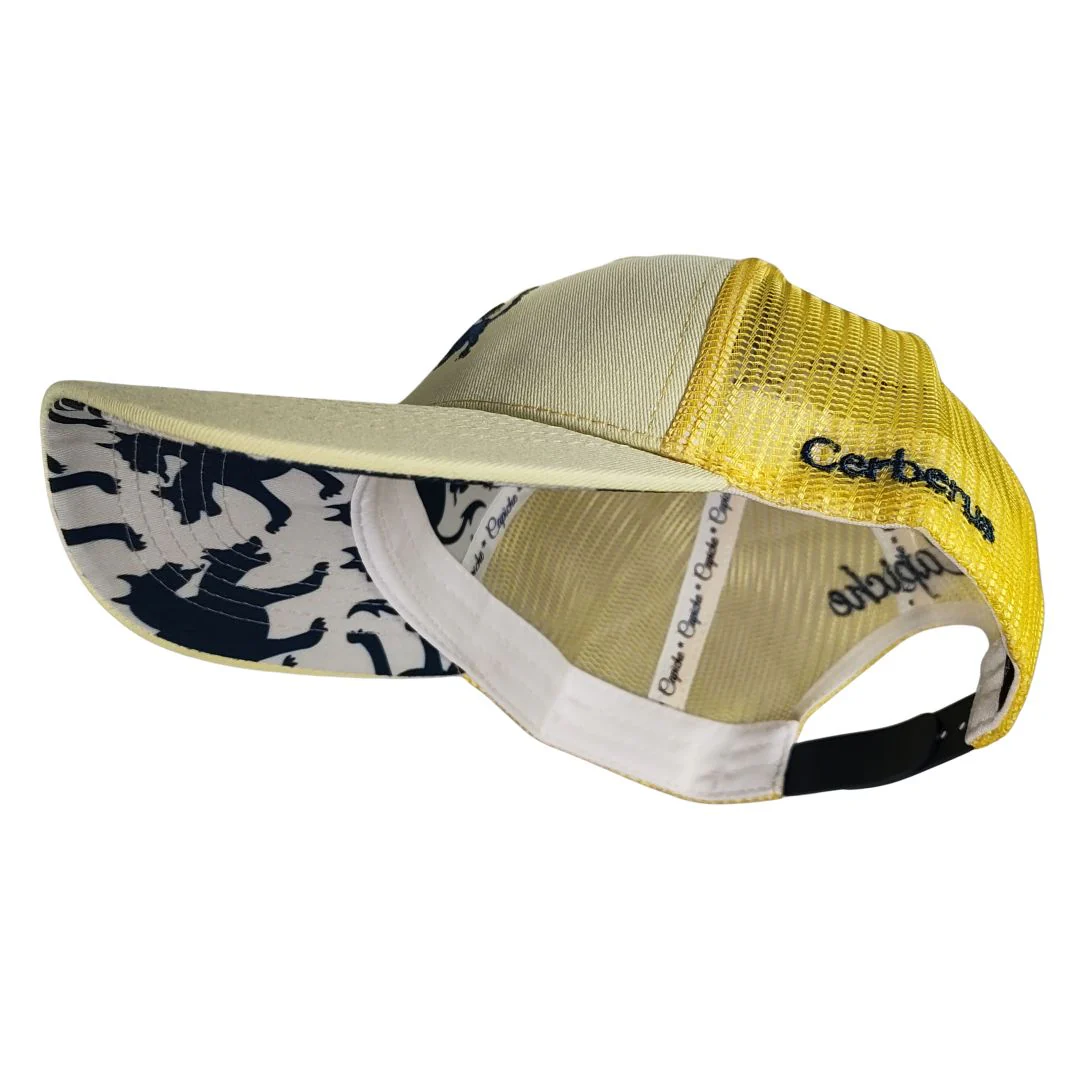 Clean Greek Cerberus Trucker Cap - Butter Yellow - Image 6