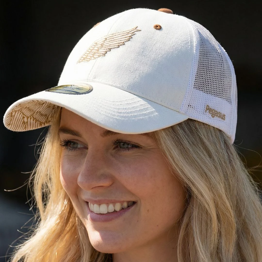 Clean Greek Pegasus Trucker Cap - White - Image 5