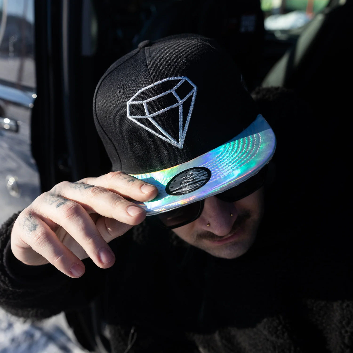 Clear Diamond - Black/Silver Holographic - Image 6