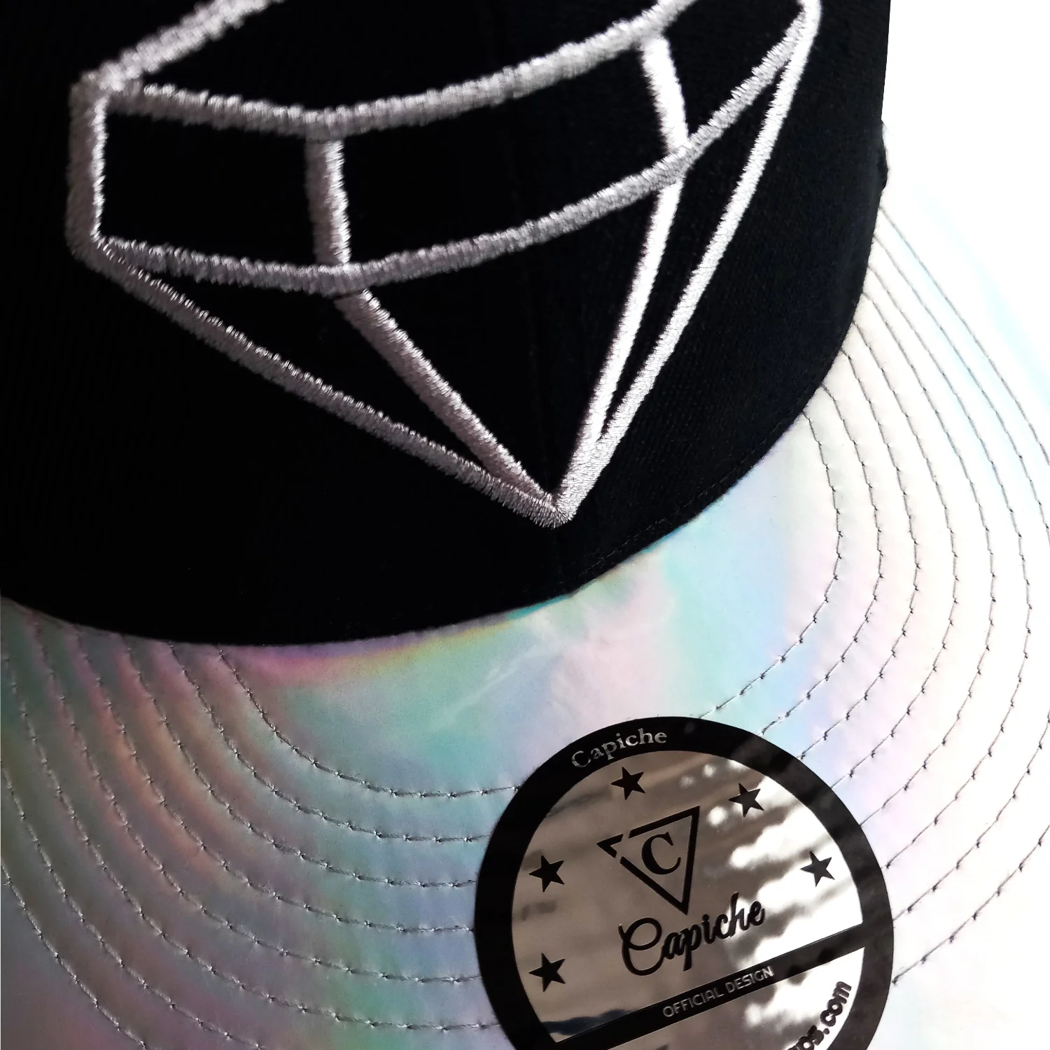 Clear Diamond - Black/Silver Holographic - Image 8