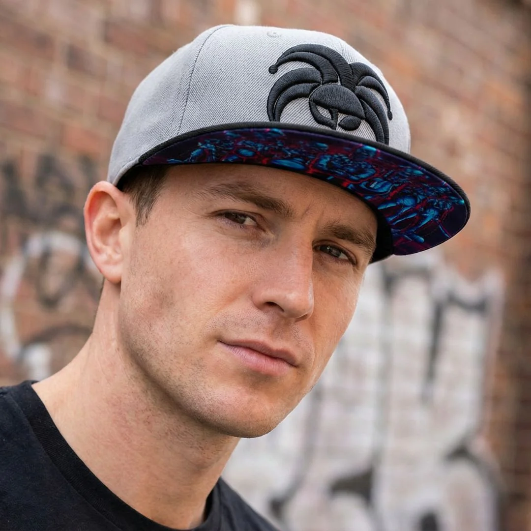 Clown Gang Snapback - Grey/Black - Image 6