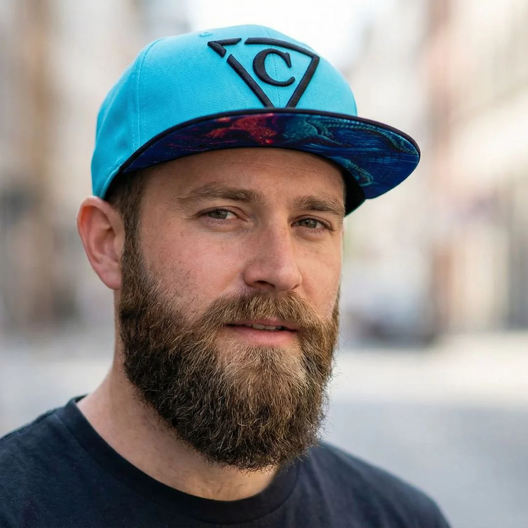 Crocodile Snapback - Blue/Black - Image 5
