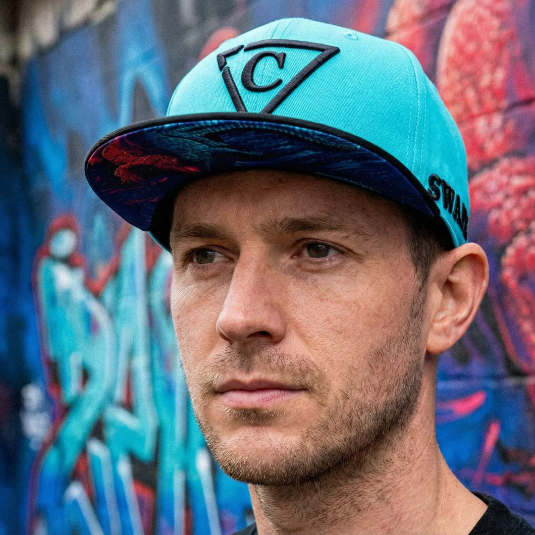 Crocodile Snapback - Blue/Black - Image 6