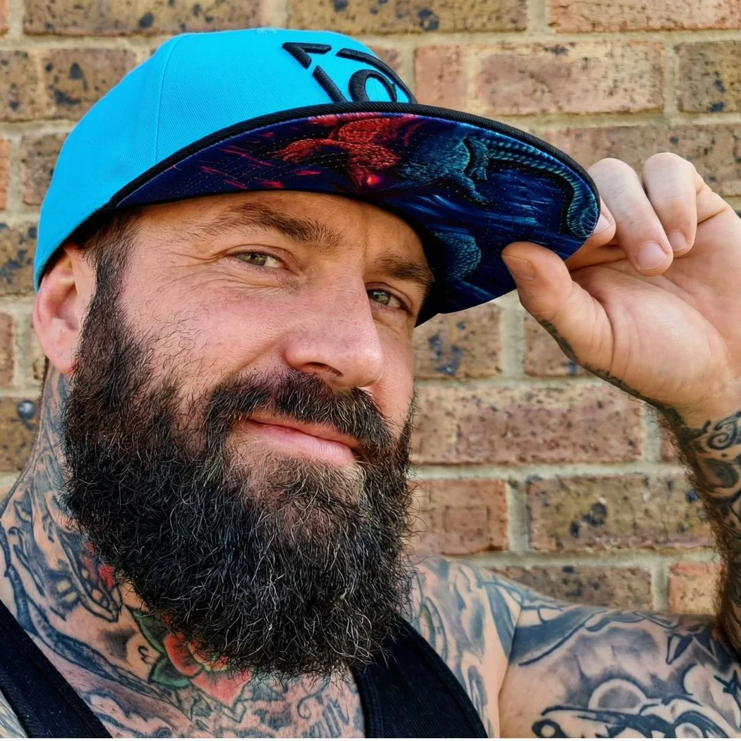 Crocodile Snapback - Blue/Black - Image 7