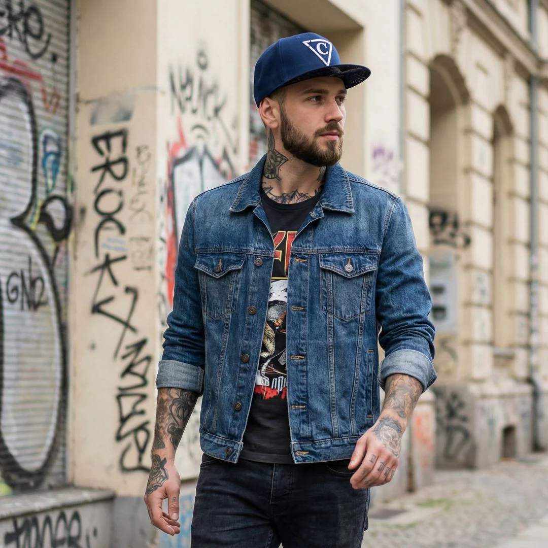 Crow Clan Snapback - Dark Blue/Black - Image 5