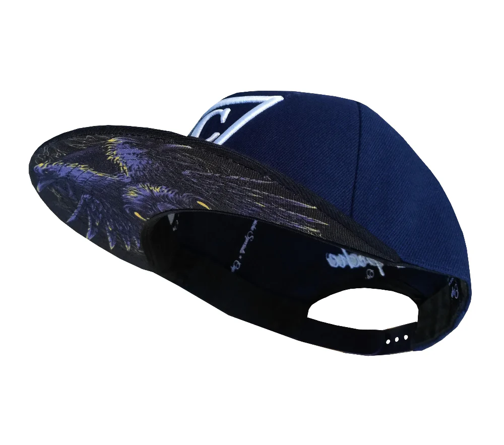 Crow Clan Snapback - Dark Blue/Black - Image 7
