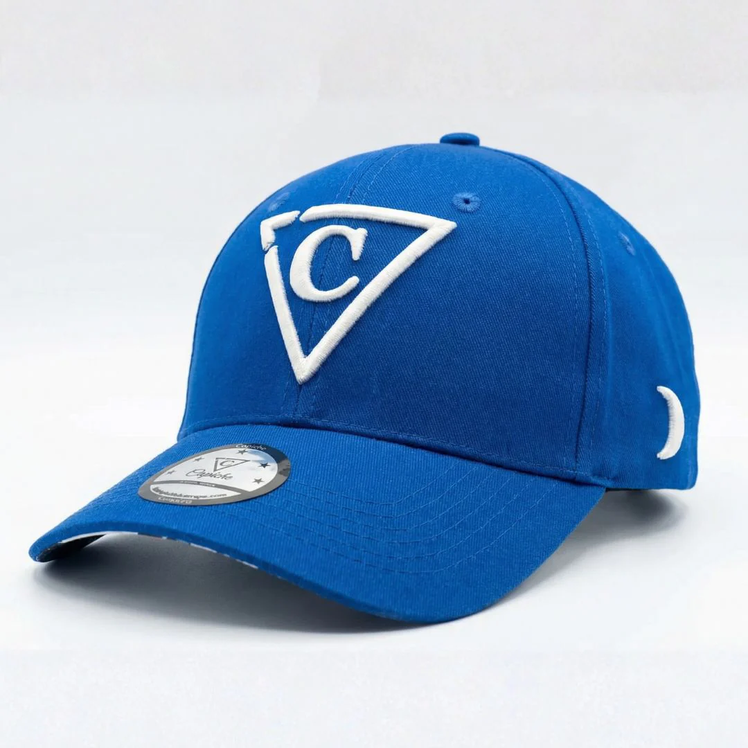 Crying Wolf Curved Baseball Cap - Blue - Image 9
