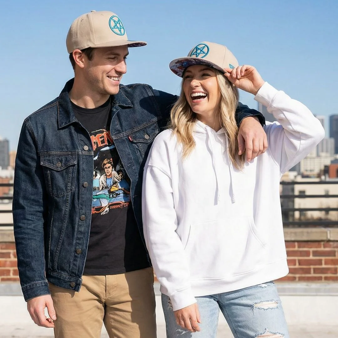 Cursed Dentist Snapback - Beige - Image 3