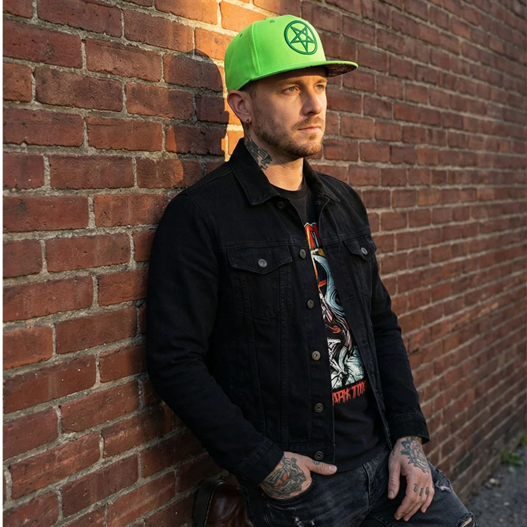 Cursed Mansion Snapback - Neon Green - Image 4