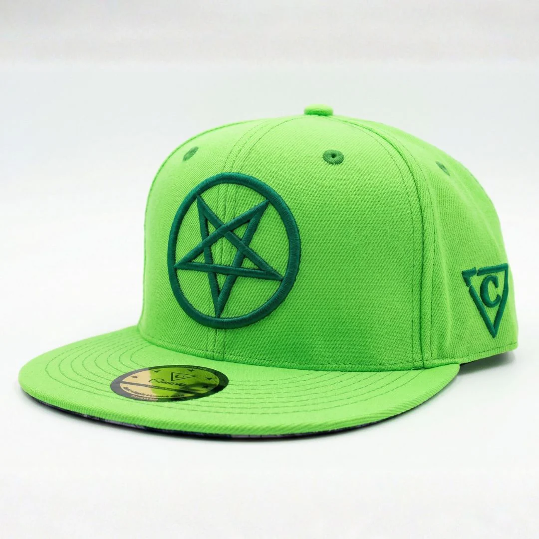 Cursed Mansion Snapback - Neon Green - Image 5